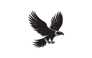 eagle on white background