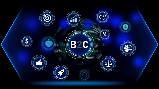Average Growth Rate Metrics with Business Icons and Globe.