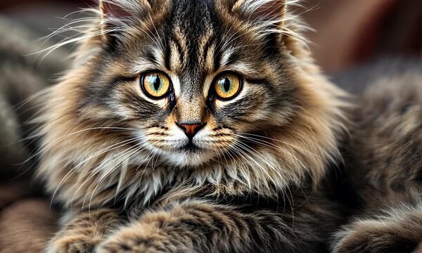 Maine Coon,Persian Kitten and Chartreux Cat