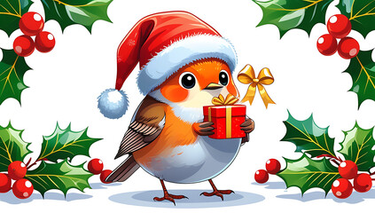 Christmas robin