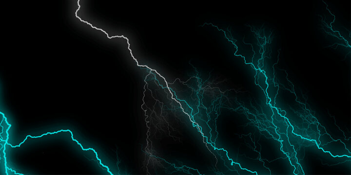 Blue, white marble background. Blue marble natural pattern for background, abstract natural marble Blue and Black. Lightning bolt. thunder lighting on Black bg. 3d illustration, lightning, storm, 
