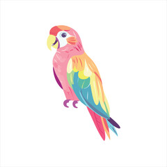 vector Colorful parrot 