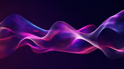 abstract purple pink blue wave flow
