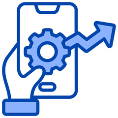 Mobile Optimization Icon Element For Design