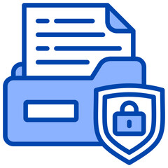 Obraz premium Data Security Icon Element For Design