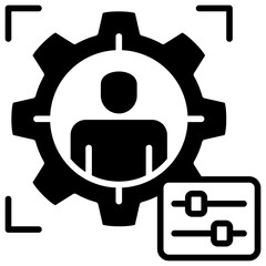 Personalization Icon Element For Design