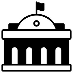 Government Icon Element For Design