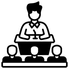 Congress Icon Element For Design