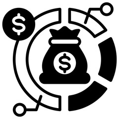 Allocation Icon Element For Design