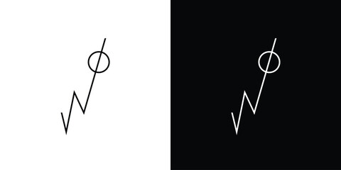 Simple and unique letter WO initials logo design