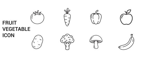 FRUITE AND VEGETABLE ICON