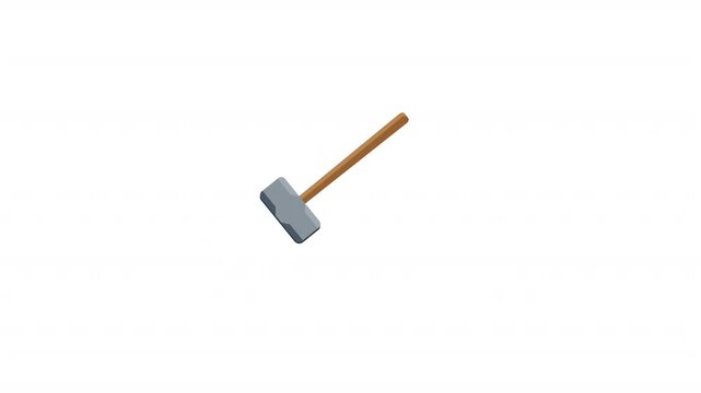 Metallurgy hammer icon