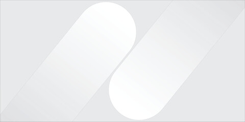 Minimal Abstract Gray Ribbon Design With Soft White Shapes For Modern Graphic Backgrounds And Branding EPS10