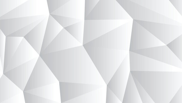 Clean White Gray Abstract Low Poly Background Texture Geometric Modern Business Design