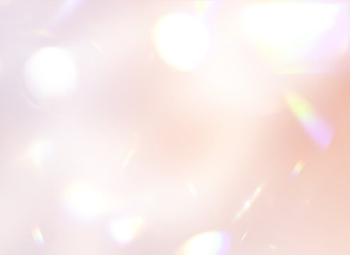 キラキラとプリズムの輝く背景