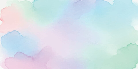 Pastel Watercolor Abstract Background with Soft Blended Hues.