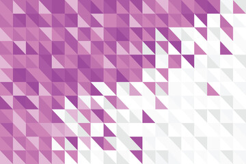 Pink background with triangle patterns