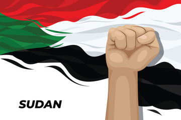 Sudan Flag and poster