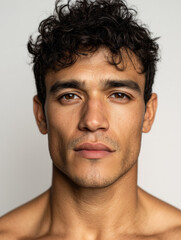 Fototapeta premium studio portrait of a handsome, Latino man