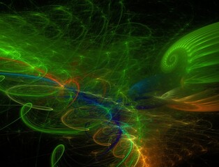 Imaginatory fractal abstract background Image