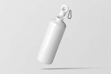 Realistic sport bottle blank mockup