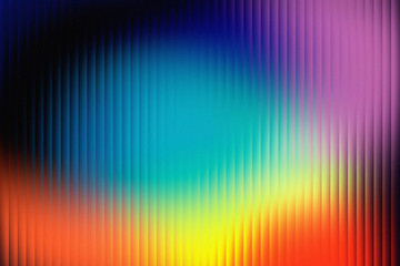 Abstract background with vertical lines and blurred gradient of rainbow colors in a smooth transition