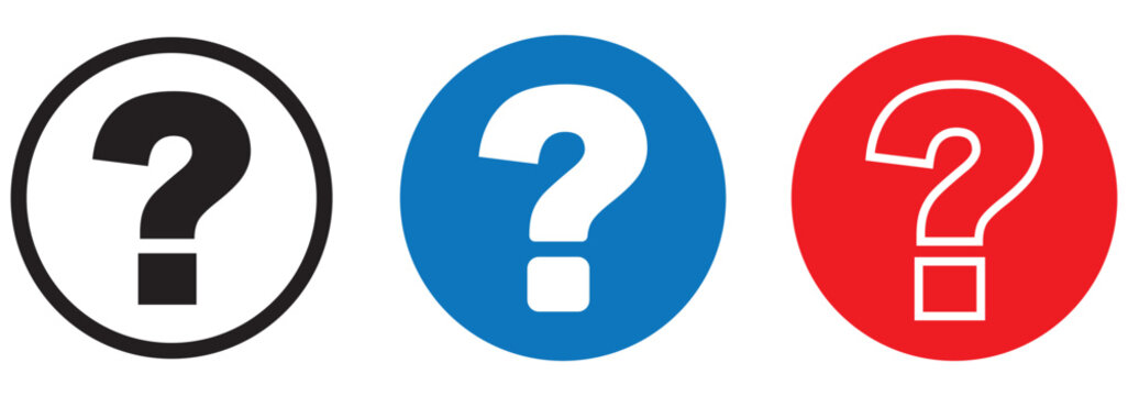 Question mark symbol design three question marks. Question Mark Icons in Circle. Why symbol. Question mark icon and sign. Ask symbol. symbolizing inquiry, help sections, and support for FAQs.