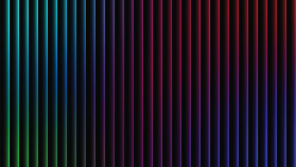 Obraz premium Vibrant colorful vertical spectrum lines creating a smooth gradient transition, forming a modern striped pattern and abstract background design element for digital use.