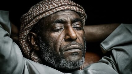 Close up portrait of a person with traditional headwear - Powered by Adobe