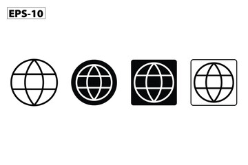 icon design template, web, internet icon vector.