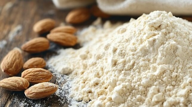 The food uses almond flour instead of the wheat flour