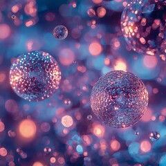 Sparkling disco balls and vibrant bokeh lights create a dazzling, energetic atmosphere perfect for celebrations and nightlife scenes