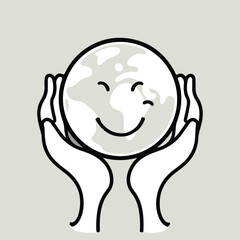 World Kindness Day vector set with helping hands, heart symbols, global unity, friendship, charity, compassion, peace, humanity, care, and positive community art