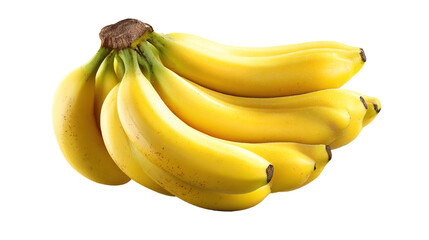 one banana isolated on white background .