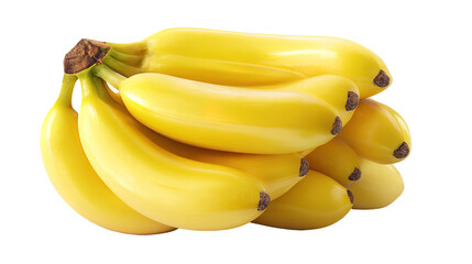 one banana isolated on white background .