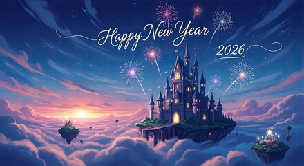 Magical New Year's Eve Celebration Above the Clouds 2026
