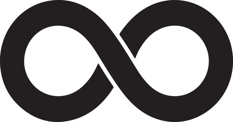 A black and white infinity symbol close up view infinity, symbol, black, white, shape, mathematics, concept, sign, endless, loop, abstract, design, illustration, eternal, mathematical, curve, mobius, 
