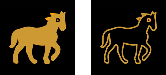 Obraz premium Horse Vector Icon