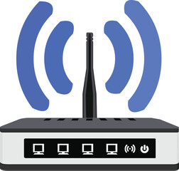 Network Router Vector.eps