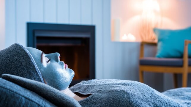 Create a "home SPA" experience and promote products such as fragrances, body care, and soothing masks.