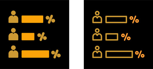 Obraz premium Voting Result Vector Icon