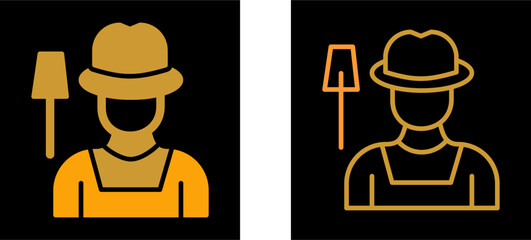 Farmer Vector Icon