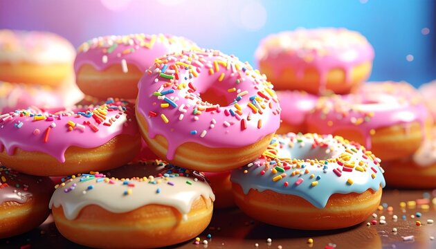 donuts with icing sugar