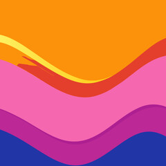 abstract colorful wave background