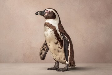 Fototapeta premium Penguin Standing Proudly Portrait of a Beautiful Magellanic Penguin