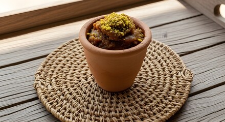 Khashoosh in Clay Cup &ndash; Rustic Traditional Style