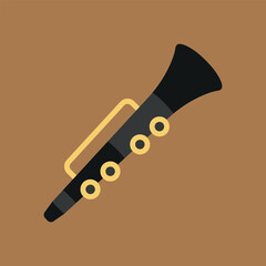 Clarinet icon for realistic orchestra and jazz concert visuals.