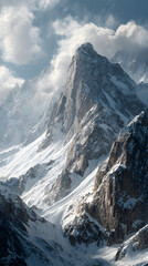 Spectacular Icy Mountain Tp Views: A Breathtaking Esape to Snow-Capped Peaks ad Stunning Landscapes