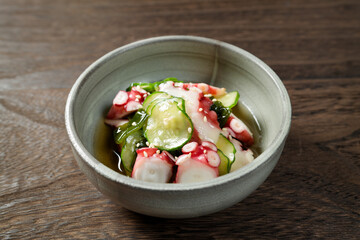 タコときゅうりの酢の物