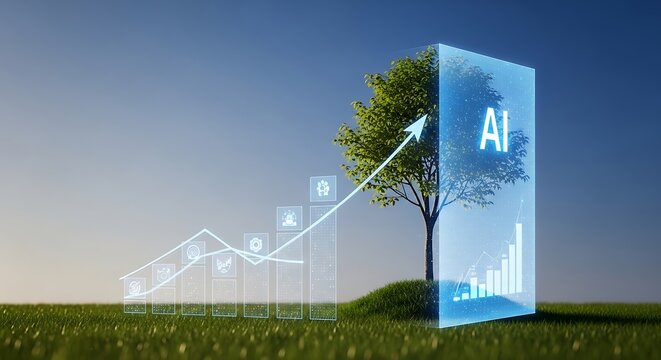 AI-Driven Sustainability - Growth and Environmental Harmony with Artificial Intelligence.